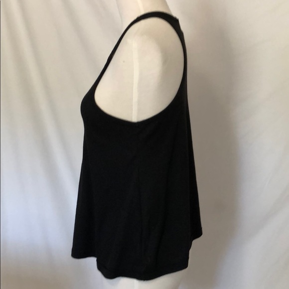 Free people black racer back tank size medium - Picture 3 of 5